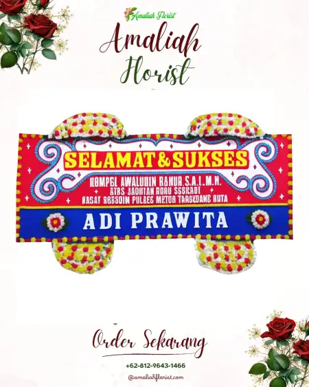 Papan Bunga Ucapan Selamat Gendoh